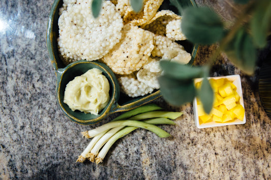 Curried Mango & Mint Creamy Emulsion Dip