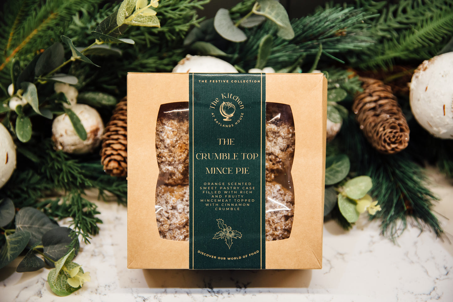 The Crumble Top Mince Pie - Box of 4