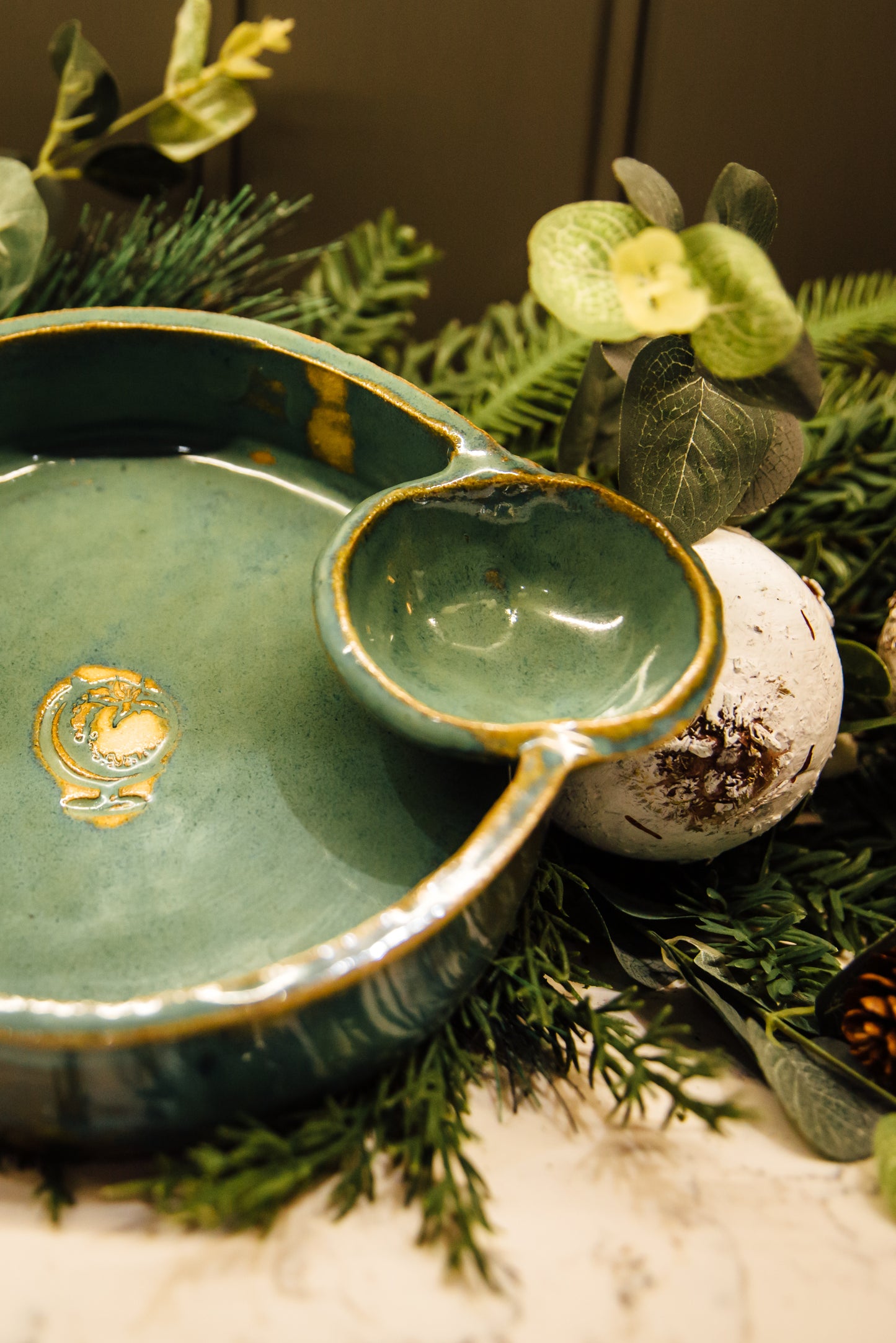 Raylands House Ceramic Crisp & Dip Bowl