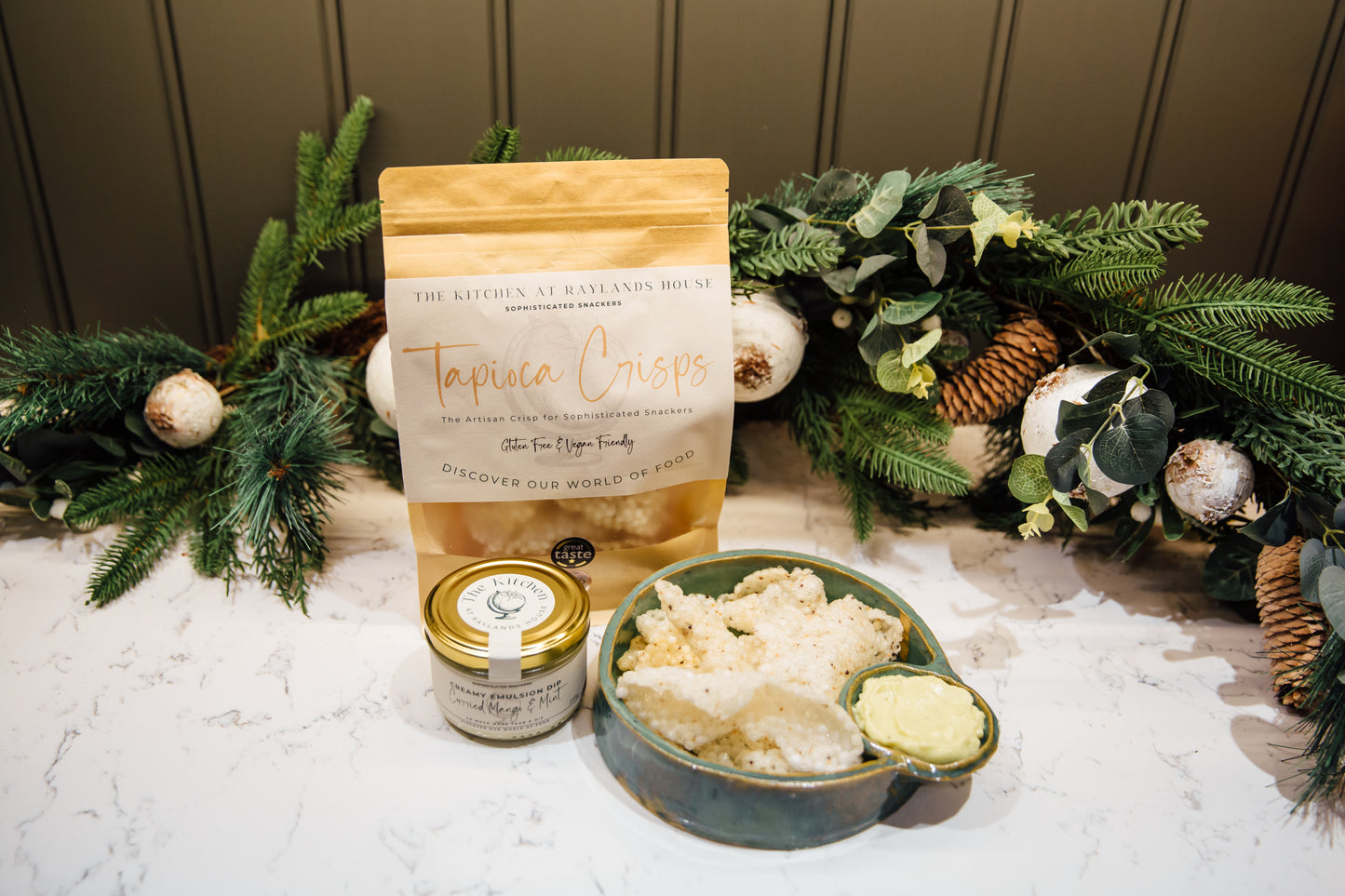 Raylands House Ceramic Crisp & Dip Bowl