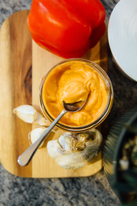 Roasted Pepper & Garlic Creamy Emulsion Dip