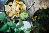 Fresh Basil & Spinach Creamy Emulsion Dip